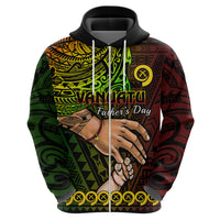 Polynesian Pride Father Day Vanuatu Hoodie I Love You Dad Reggae Version - Wonder Print Shop