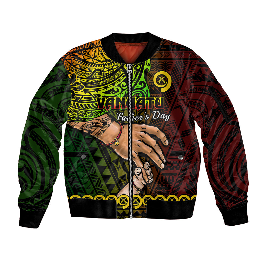 personalised-father-day-vanuatu-sleeve-zip-bomber-jacket-i-love-you-dad-reggae-version