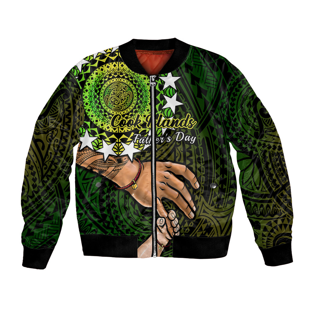 polynesian-pride-father-day-cook-islands-bomber-jacket-i-love-you-dad-kuki-airani-turtle-pattern