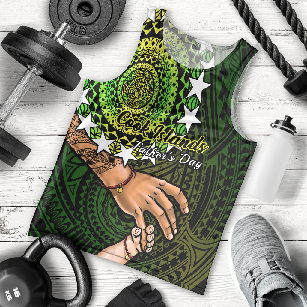 polynesian-pride-father-day-cook-islands-men-tank-top-i-love-you-dad-kuki-airani-turtle-pattern