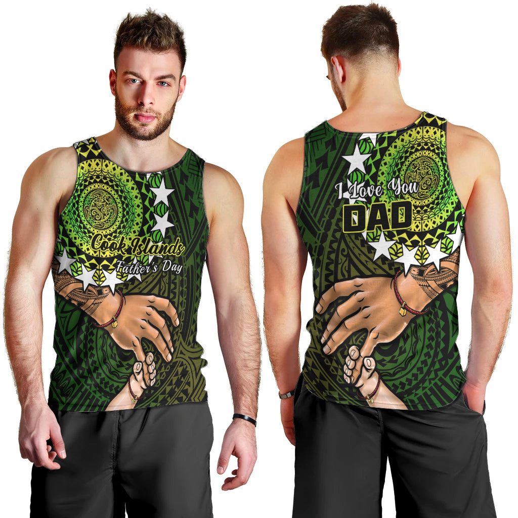 polynesian-pride-father-day-cook-islands-men-tank-top-i-love-you-dad-kuki-airani-turtle-pattern