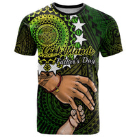 Polynesian Pride Father Day Cook Islands T Shirt I Love You Dad Kuki Airani Turtle Pattern - Wonder Print Shop