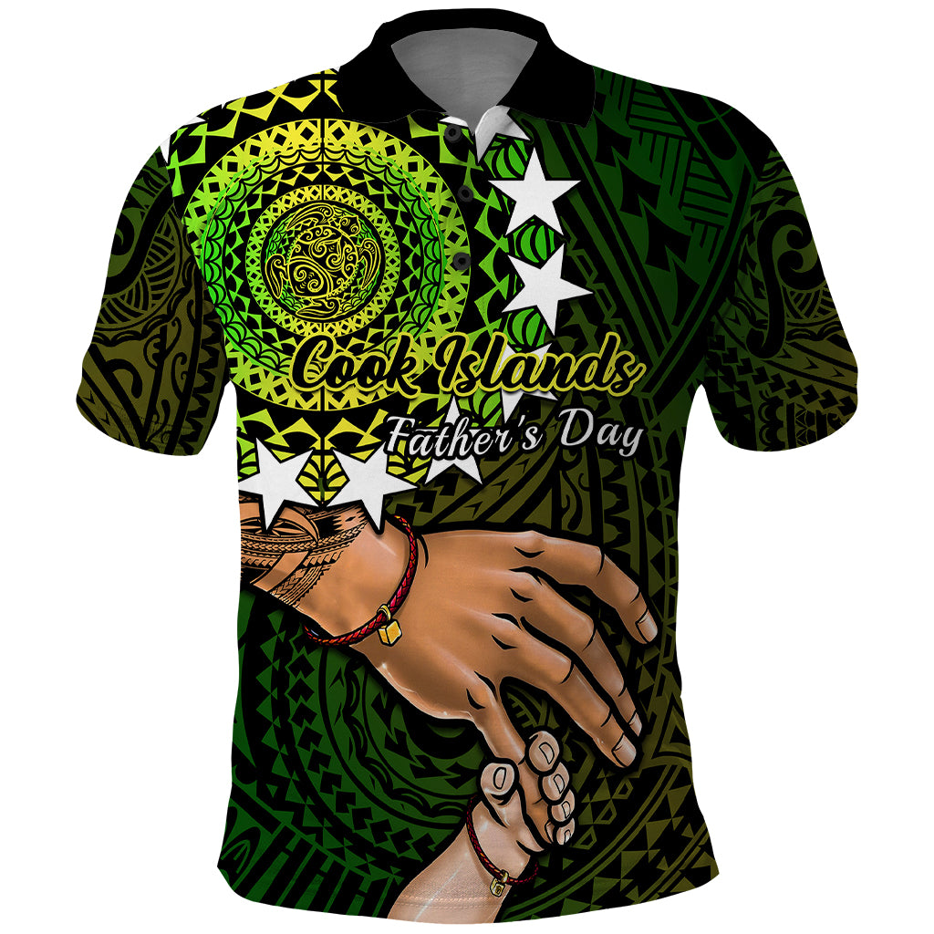 personalised-father-day-cook-islands-polo-shirt-i-love-you-dad-kuki-airani-turtle-pattern