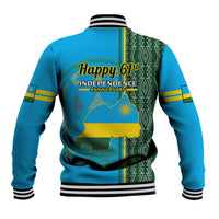 1 July Independence Day Rwanda Baseball Jacket African Imigongo Happy 61st Anniversary - Wonder Print Shop