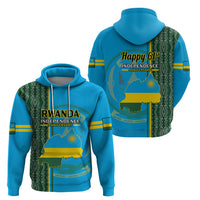 1 July Independence Day Rwanda Hoodie African Imigongo Happy 61st Anniversary - Wonder Print Shop