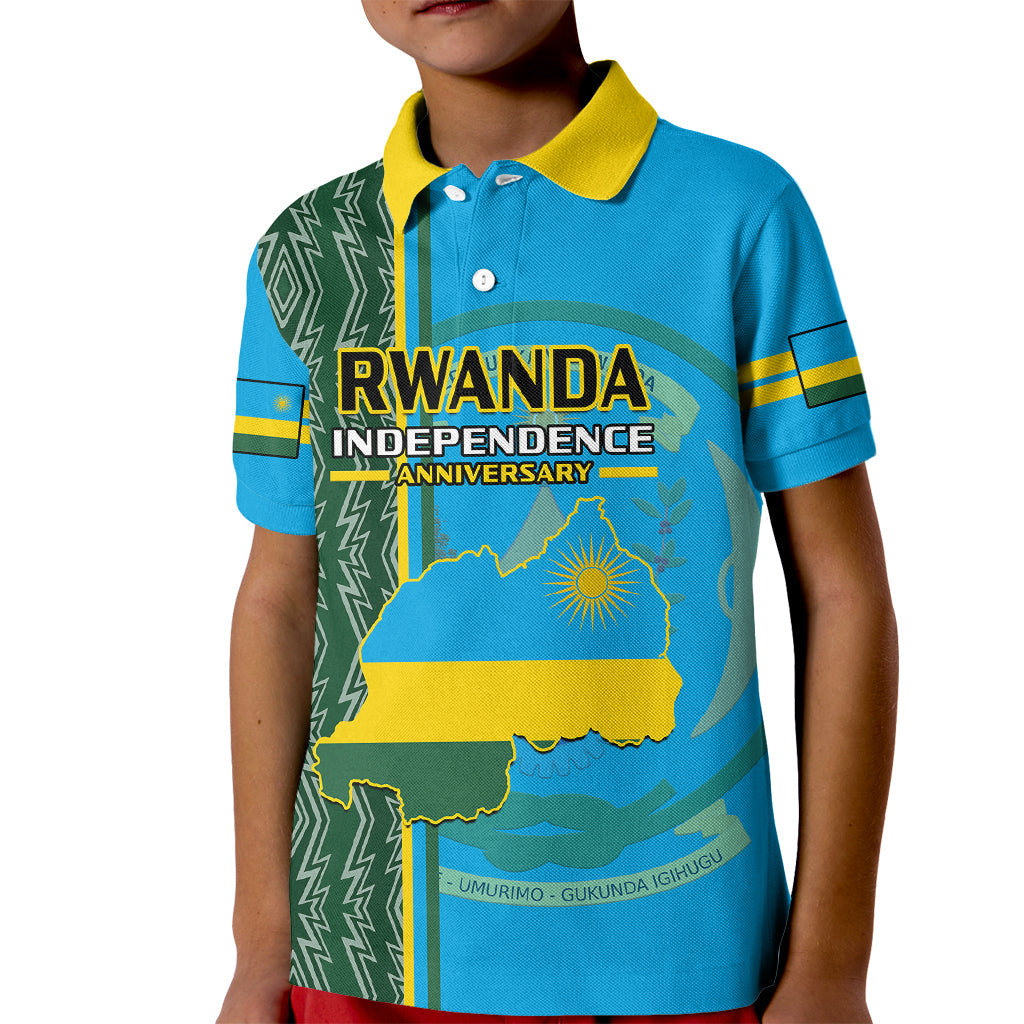 personalised-1-july-independence-day-rwanda-kid-polo-shirt-african-imigongo-happy-61st-anniversary