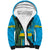 Personalised 1 July Independence Day Rwanda Sherpa Hoodie African Imigongo Happy 61st Anniversary - Wonder Print Shop
