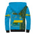 Personalised 1 July Independence Day Rwanda Sherpa Hoodie African Imigongo Happy 61st Anniversary - Wonder Print Shop