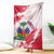 Custom Haiti Football Blanket Les Grenadiers Red Grunge Polynesian Tattoo - Wonder Print Shop