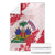 Custom Haiti Football Blanket Les Grenadiers Red Grunge Polynesian Tattoo - Wonder Print Shop