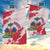 Custom Haiti Football Garden Flag Les Grenadiers Red Grunge Polynesian Tattoo - Wonder Print Shop
