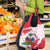 Custom Haiti Football Grocery Bag Les Grenadiers Red Grunge Polynesian Tattoo - Wonder Print Shop