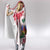 Custom Haiti Football Hooded Blanket Les Grenadiers Red Grunge Polynesian Tattoo - Wonder Print Shop