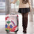 Custom Haiti Football Luggage Cover Les Grenadiers Red Grunge Polynesian Tattoo - Wonder Print Shop