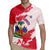 Custom Haiti Football Rugby Jersey Les Grenadiers Red Grunge Polynesian Tattoo - Wonder Print Shop