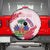 Custom Haiti Football Spare Tire Cover Les Grenadiers Red Grunge Polynesian Tattoo - Wonder Print Shop