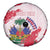Custom Haiti Football Spare Tire Cover Les Grenadiers Red Grunge Polynesian Tattoo - Wonder Print Shop