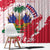 Custom Haiti Football Window Curtain Les Grenadiers Red Grunge Polynesian Tattoo - Wonder Print Shop