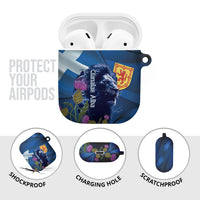 Cianalas Alba Scotland AirPods Case Scottish Lion and Thistle Blue Version