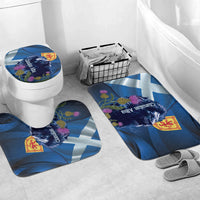 Cianalas Alba Scotland Bathroom Set Scottish Lion and Thistle Blue Version
