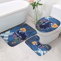 Cianalas Alba Scotland Bathroom Set Scottish Lion and Thistle Blue Version