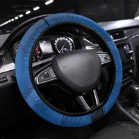 Cianalas Alba Scotland Steering Wheel Cover Scottish Lion and Thistle Blue Version