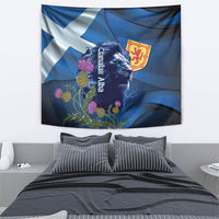 Cianalas Alba Scotland Tapestry Scottish Lion and Thistle Blue Version