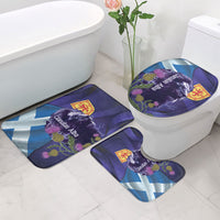 Cianalas Alba Scotland Bathroom Set Scottish Lion and Thistle Purple Version