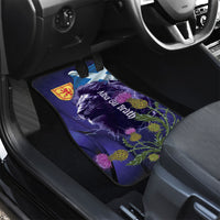 Cianalas Alba Scotland Car Mats Scottish Lion and Thistle Purple Version