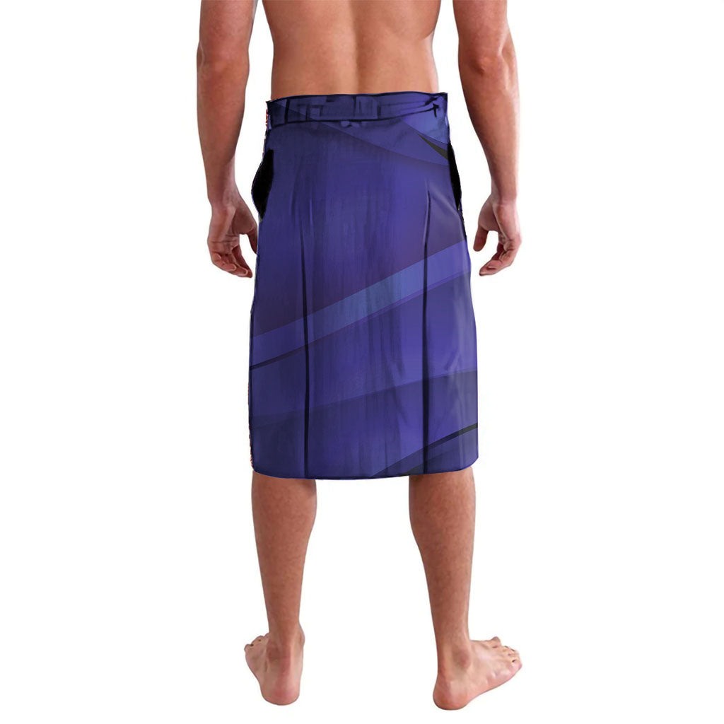 Cianalas Alba Scotland Lavalava Scottish Lion and Thistle Purple Version