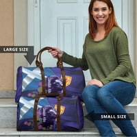 Cianalas Alba Scotland Travel Bag Scottish Lion and Thistle Purple Version
