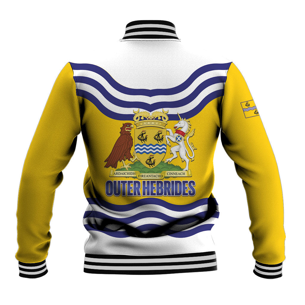 Cianalas Alba Outer Hebrides Baseball Jacket Scotland Western Isles Flag Color