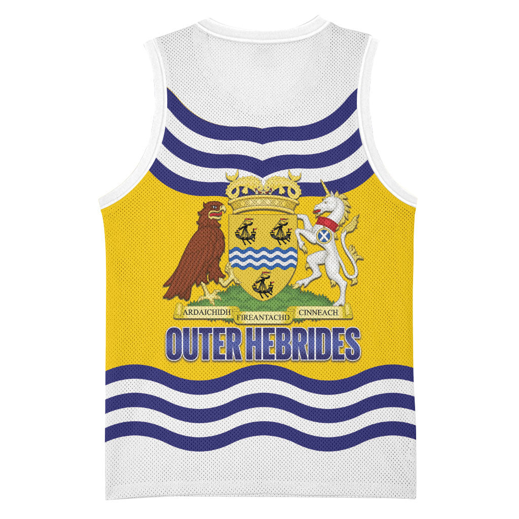 Cianalas Alba Outer Hebrides Basketball Jersey Scotland Western Isles Flag Color