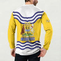 Cianalas Alba Outer Hebrides Button Sweatshirt Scotland Western Isles Flag Color