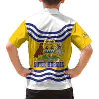 Cianalas Alba Outer Hebrides Hawaiian Shirt Scotland Western Isles Flag Color