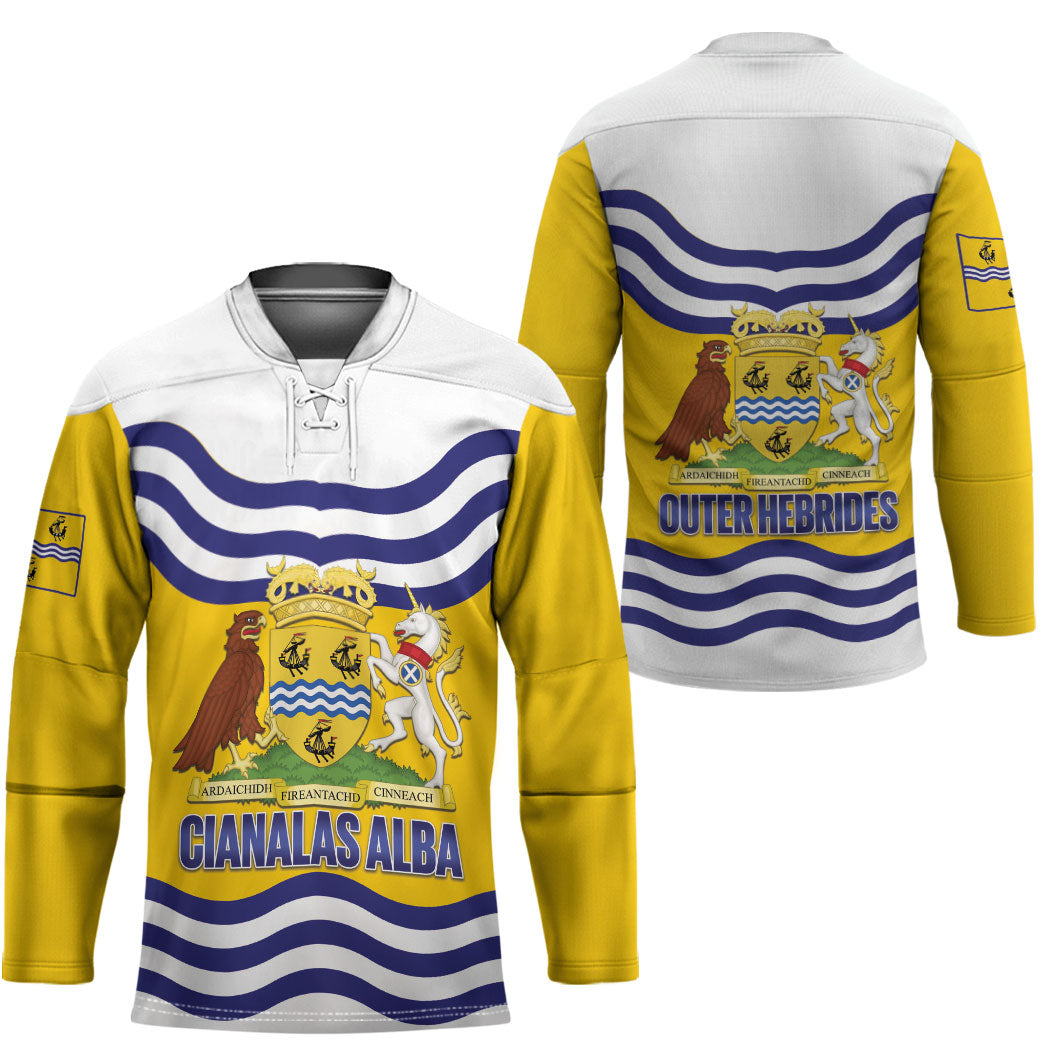 Cianalas Alba Outer Hebrides Hockey Jersey Scotland Western Isles Flag Color