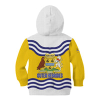Cianalas Alba Outer Hebrides Kid Hoodie Scotland Western Isles Flag Color