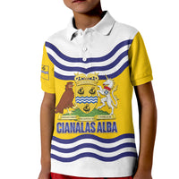 Cianalas Alba Outer Hebrides Kid Polo Shirt Scotland Western Isles Flag Color