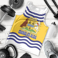 Cianalas Alba Outer Hebrides Men Tank Top Scotland Western Isles Flag Color