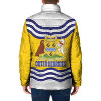 Cianalas Alba Outer Hebrides Padded Jacket Scotland Western Isles Flag Color