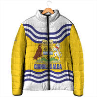 Cianalas Alba Outer Hebrides Padded Jacket Scotland Western Isles Flag Color
