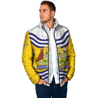 Cianalas Alba Outer Hebrides Padded Jacket Scotland Western Isles Flag Color