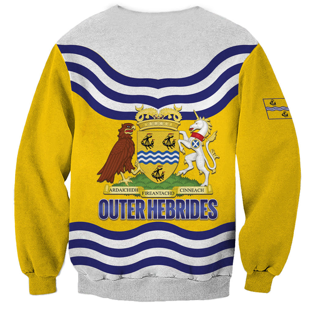 Cianalas Alba Outer Hebrides Sweatshirt Scotland Western Isles Flag Color