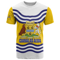 Cianalas Alba Outer Hebrides T Shirt Scotland Western Isles Flag Color