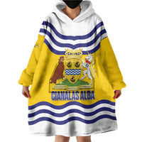 Cianalas Alba Outer Hebrides Wearable Blanket Hoodie Scotland Western Isles Flag Color