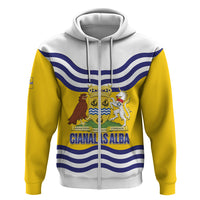 Cianalas Alba Outer Hebrides Zip Hoodie Scotland Western Isles Flag Color