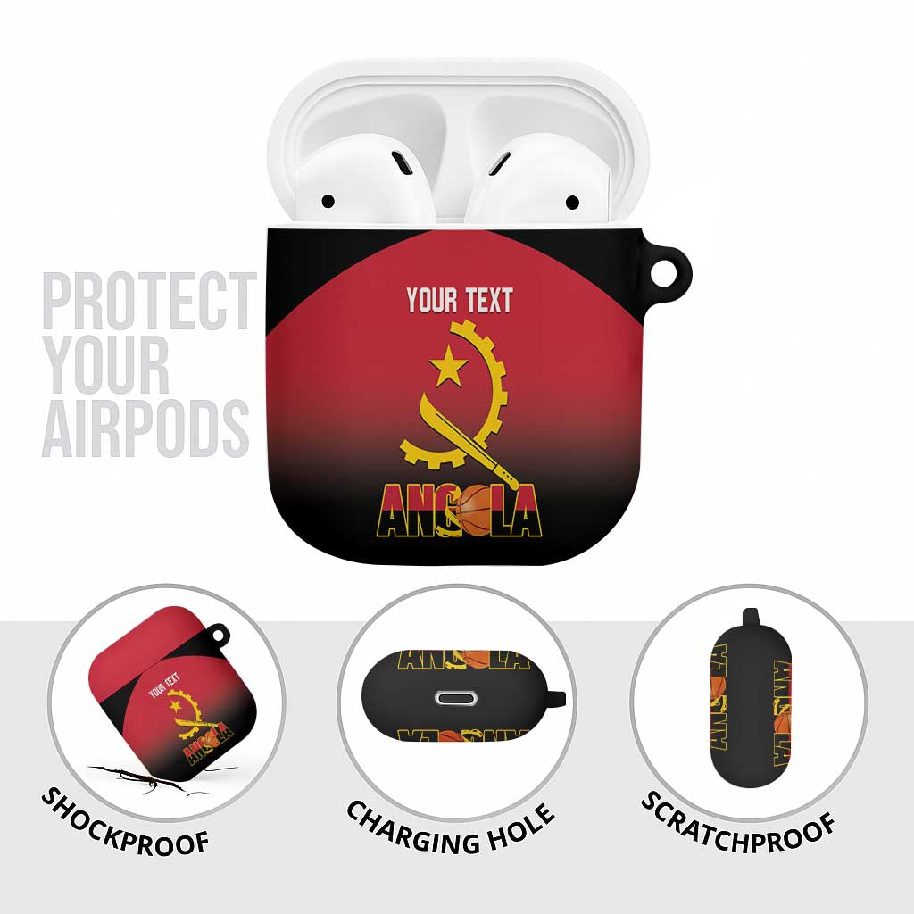 Angola Basketball Custom AirPods Case Go Champions Angolan - Wonder Print Shop