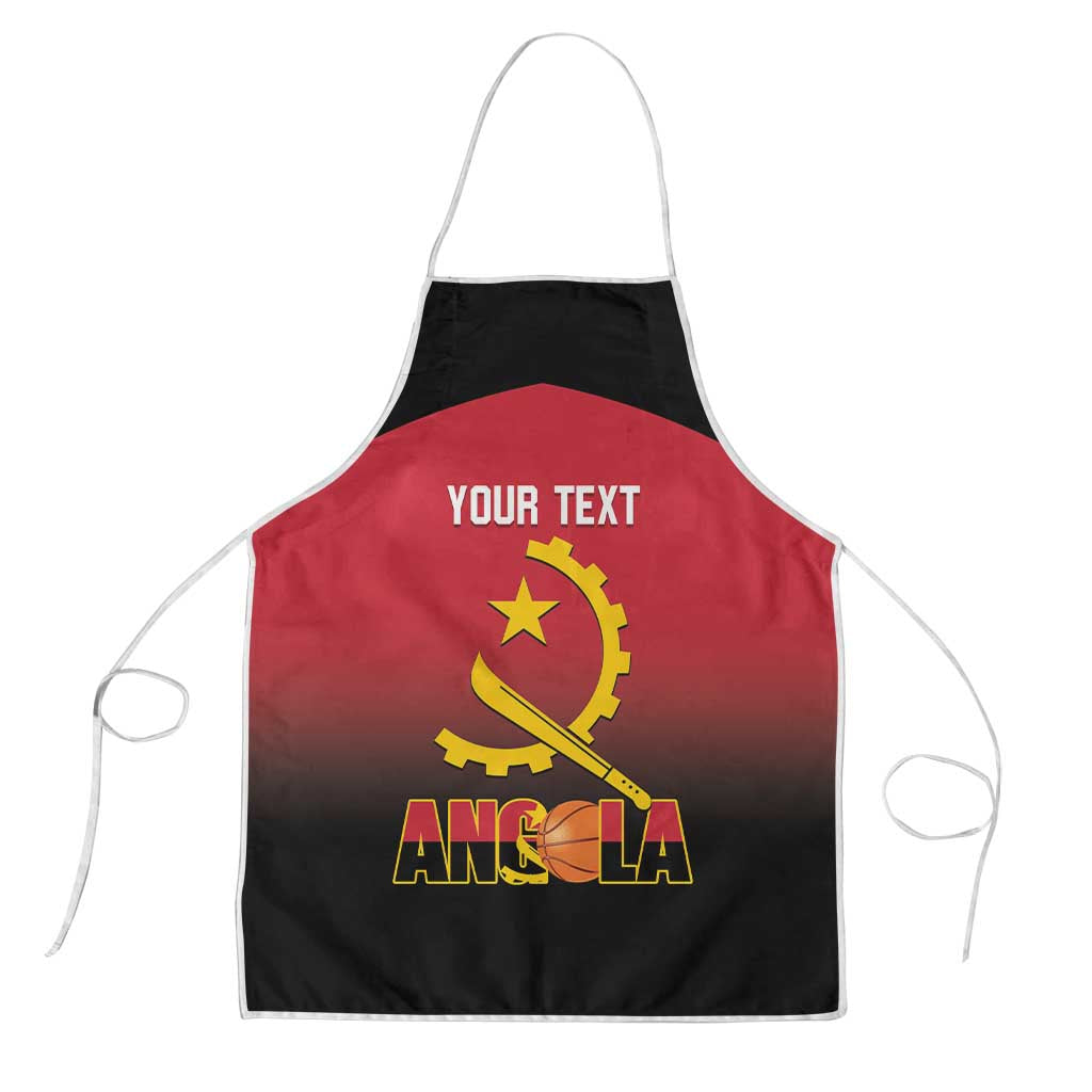 Angola Basketball Custom Apron Go Champions Angolan - Wonder Print Shop