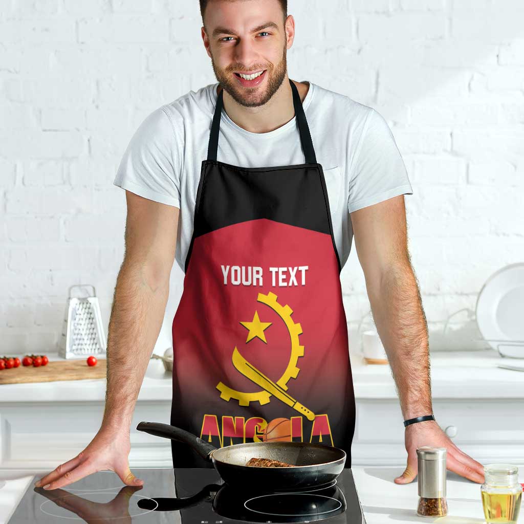 Angola Basketball Custom Apron Go Champions Angolan - Wonder Print Shop