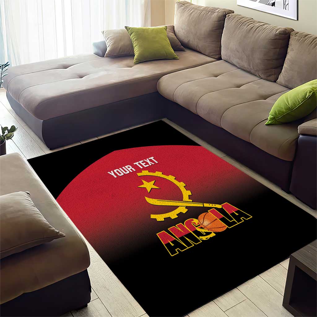 Angola Basketball Custom Area Rug Go Champions Angolan - Wonder Print Shop